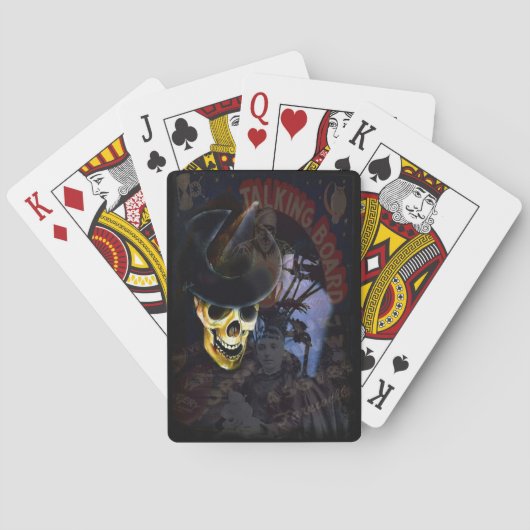 Halloween Talking Board Skeleton Playing Cards Spielkarten (Rückseite)
