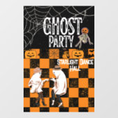 HALLOWEEN TANCE FENSTERAUFKLEBER (Blatt)