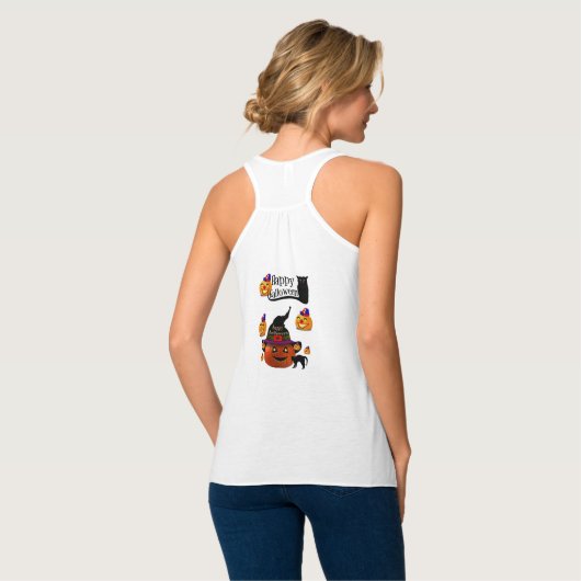 Halloween-Tank Tank Top (Rückseite Vollansicht)