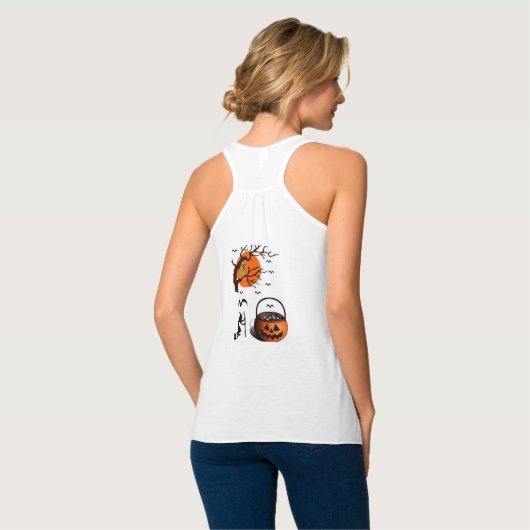 Halloween-Tank Tank Top (Rückseite Vollansicht)