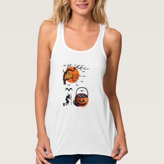 Halloween-Tank Tank Top (Vorderseite)