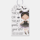 Halloween-Tanz-Ballett-Geschenk-Anhänger Geschenkanhänger (Vorderseite)
