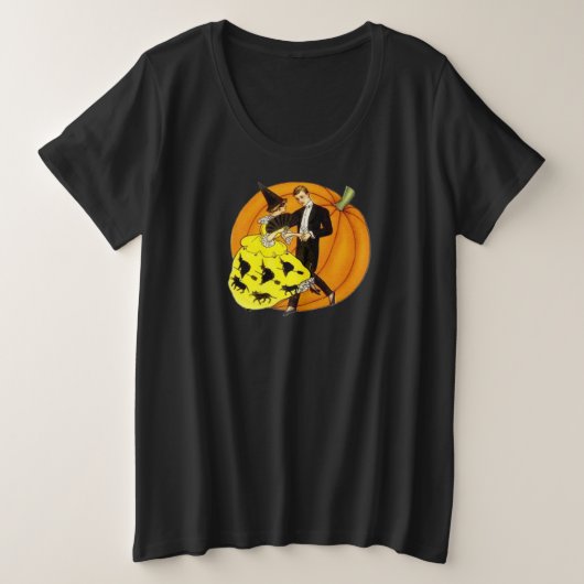 Halloween tanzen - Spaß und Spaß Große Größe T-Shirt (Design vorne)