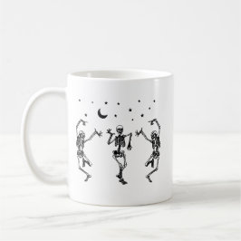 Halloween tanzende Skelette Tasse