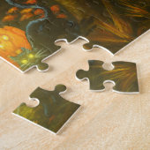 Halloween-Tanzenhexepuzzlespiel Puzzle (Seite)