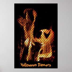 Halloween-Tänzer-Plakat Poster
