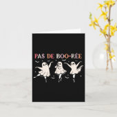 Halloween Tanzlehrer Pas De Boo-rée TanzGho Karte (Gelbe Blume)