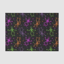 Halloween-Tanzskelette Seidenpapier