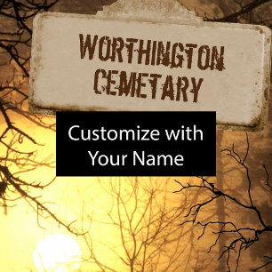Halloween Tapestry Cemetary Wandteppich