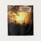 Halloween | Tapestry | Cemetary Wandteppich (Vorderseite)