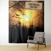 Halloween | Tapestry | Cemetary Wandteppich (Beispiel)