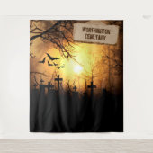 Halloween | Tapestry | Cemetary Wandteppich (Vorderseite)