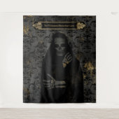 Halloween | Tapestry | Grimischer Sensenmann Wandteppich (Vorderseite)