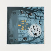 Halloween Tapestry Wandteppich (Vorderseite (Horizontal))