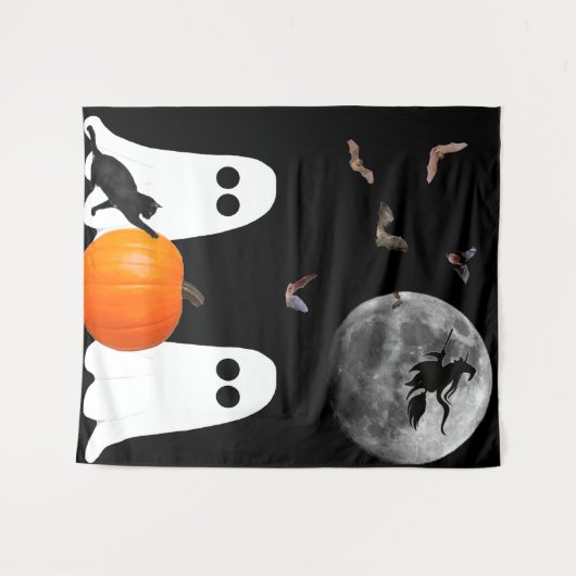 Halloween Tapestry Wandteppich (Vorderseite (Horizontal))