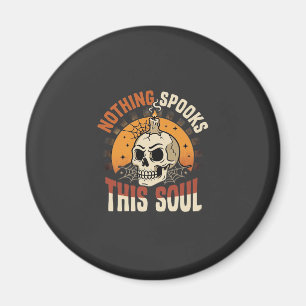 Halloween Tapferer Skelett Nacht Magnet