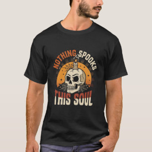 Halloween Tapferer Skelett Nacht T-Shirt