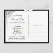 Halloween Tarot Card Matching Rett Date PostCard Einladungspostkarte (Rückseite)