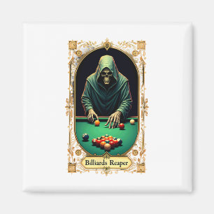 Halloween Tarot Card Skelett Billiard Sensenmann Magnet