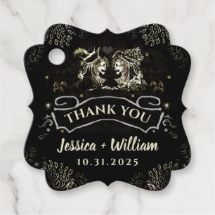 Halloween Tarot Hochzeit Danke, dass Sie Liebesmar Geschenkanhänger
