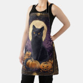 Halloween-Tarot-Karte mit schwarzer Katze Schürze (InSitu)