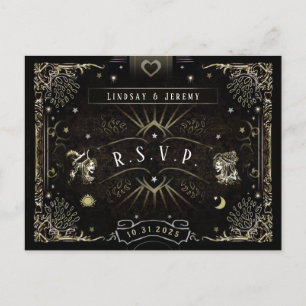 Halloween-Tarot-Karte passt zur UAWG PostCard Einladungspostkarte