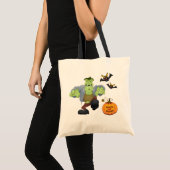 Halloween-Tasche-Frankenstein Tragetasche (Vorderseite (Produkt))