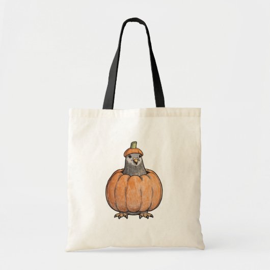Halloween Tasche mit Taube (Vorne)