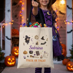 Halloween-Tasche   Süße Hexe-Trick-or-Treat-Tasche Tragetasche