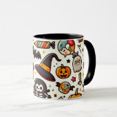 halloween Tasse (VorderseiteRechts)