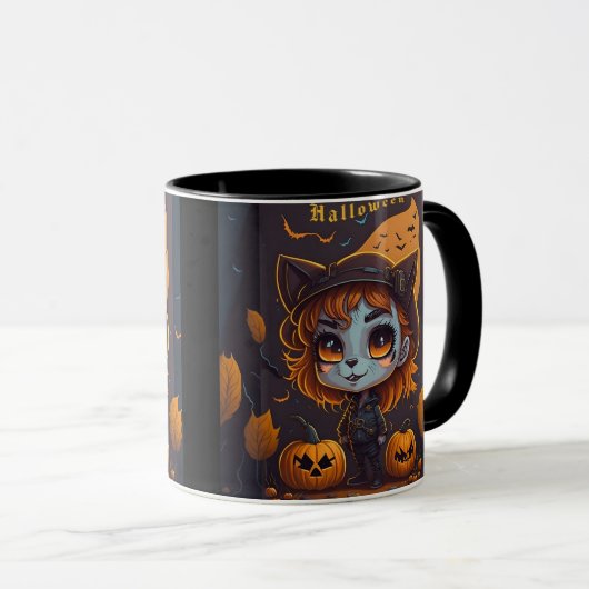 Halloween Tasse (VorderseiteRechts)