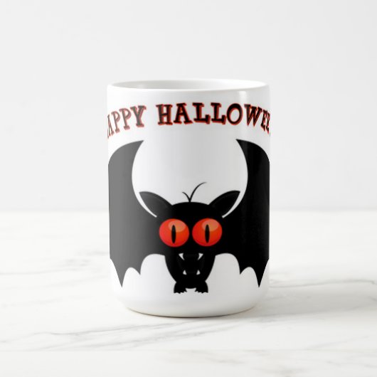 Halloween-Tasse/Bat Kaffeetasse (Mittel)