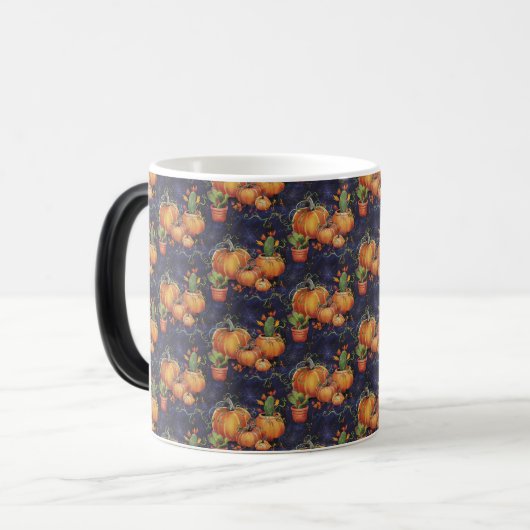 Halloween-Tasse - Design 1 Verwandlungstasse (Vorderseite Links)