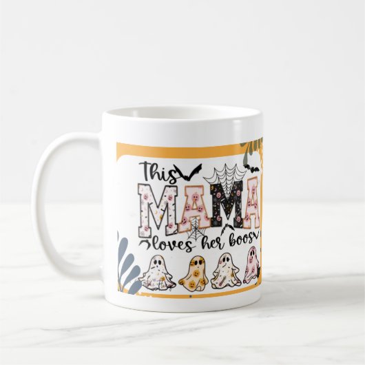 Halloween-Tasse für Mamas Kaffeetasse (Links)