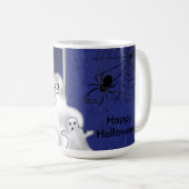 Halloween Tasse/Geist und Mond Kaffeetasse (VorderseiteRechts)