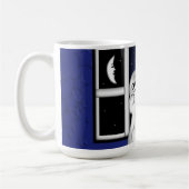 Halloween Tasse/Geist und Mond Kaffeetasse (Links)