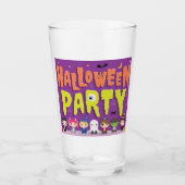 Halloween-Tasse Glas (Vorderseite)