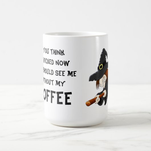 Halloween-Tasse/-hexe Kaffeetasse (Mittel)