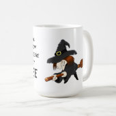 Halloween-Tasse/-hexe Kaffeetasse (VorderseiteRechts)