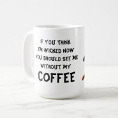 Halloween-Tasse/-hexe Kaffeetasse (Vorderseite Links)