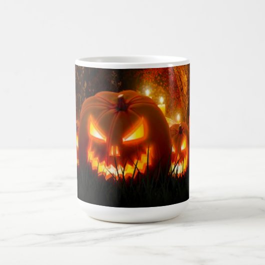 Halloween-Tasse/Jack-O-Lanterns Kaffeetasse (Mittel)