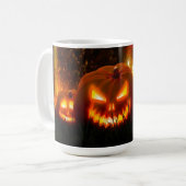 Halloween-Tasse/Jack-O-Lanterns Kaffeetasse (Vorderseite Links)