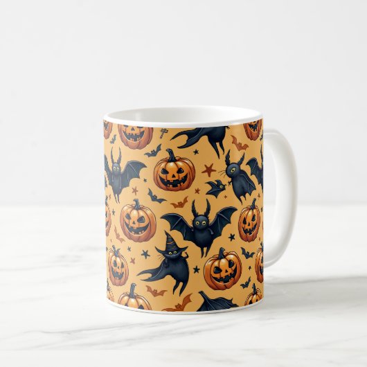 Halloween-Tasse Kaffeetasse (VorderseiteRechts)