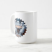 Halloween-Tasse Kaffeetasse (Vorderseite Links)