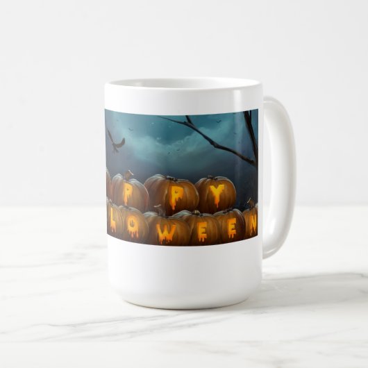 Halloween-Tasse Kaffeetasse (VorderseiteRechts)