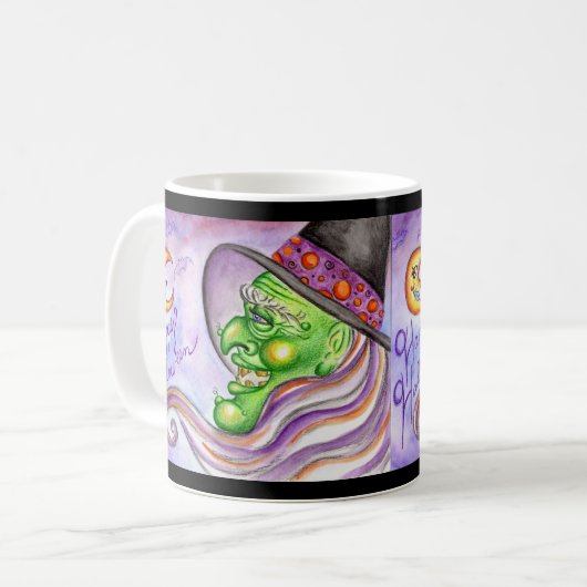 Halloween-Tasse Kaffeetasse (Vorderseite Links)