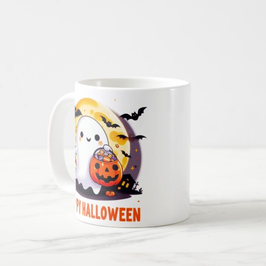Halloween-Tasse Kaffeetasse (Vorderseite Links)
