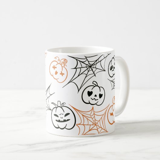 Halloween-Tasse Kaffeetasse (VorderseiteRechts)