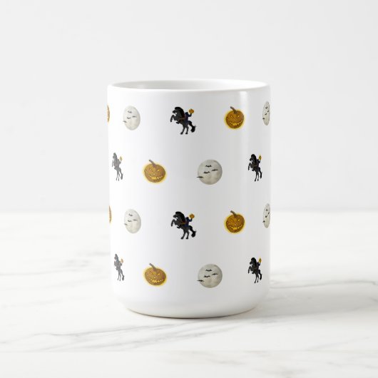Halloween Tasse Kopfloses Pferdefleisch (Mittel)