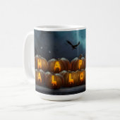 Halloween-Tasse/-kürbis Kaffeetasse (Vorderseite Links)